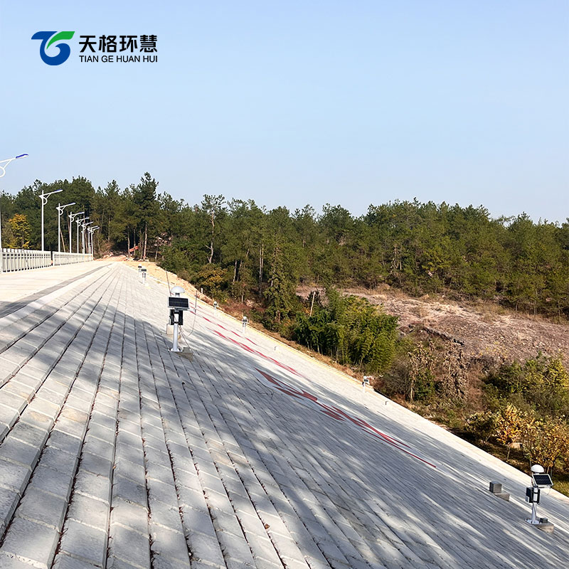 永康市唐先镇石湖口村位移监测站安装