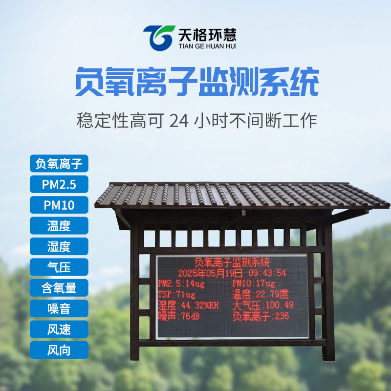 负氧离子监测系统解决方案