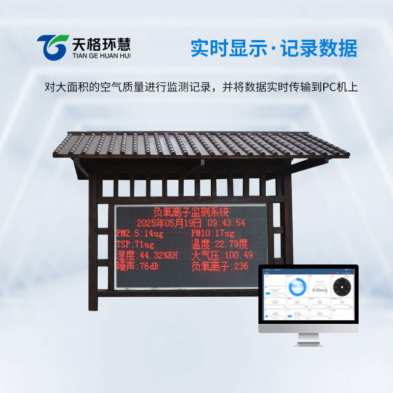 负氧离子监测系统解决方案