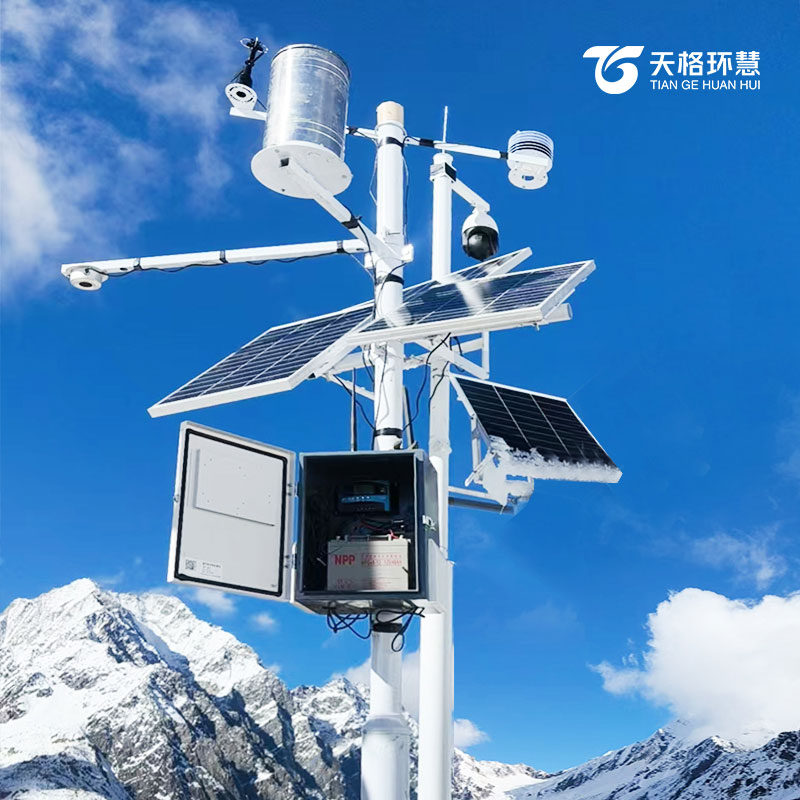 西藏雪深监测站案例图